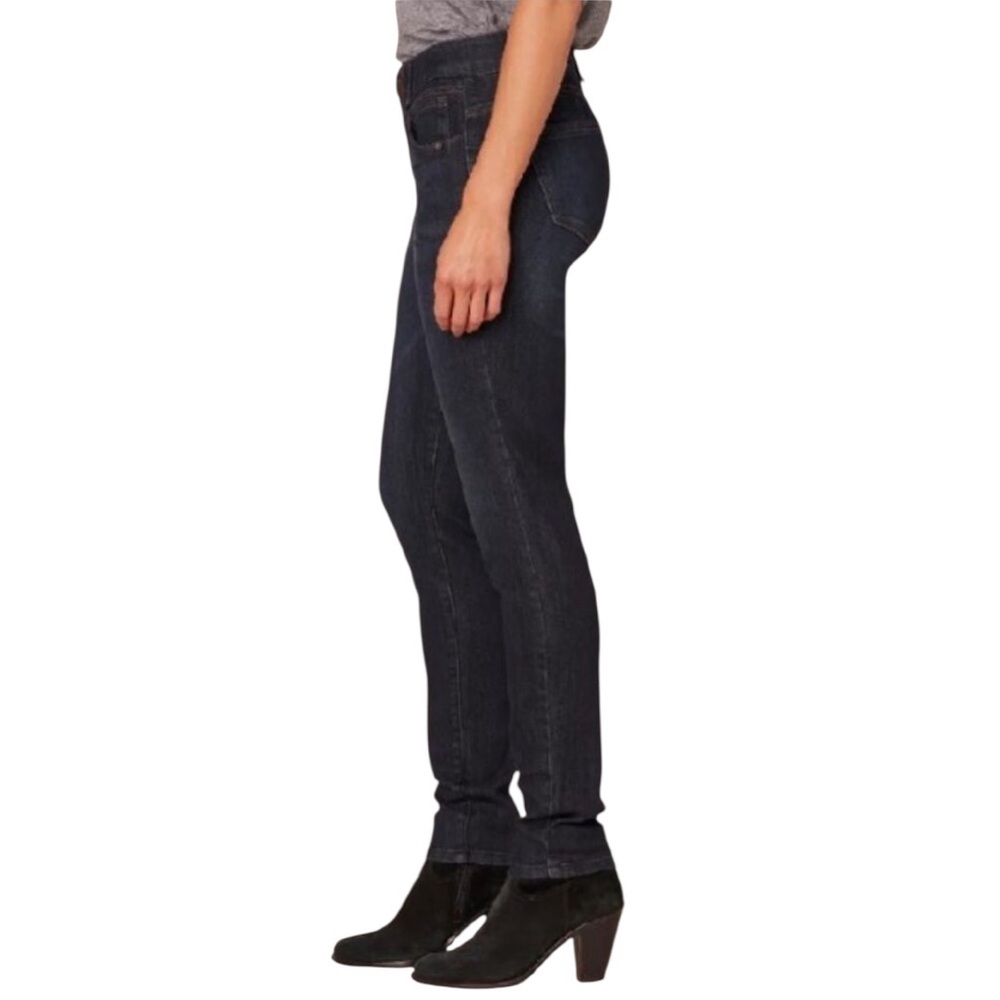 DEMOCRACY women's size 12 Ab solution booty lift jegging dark indigo jeans